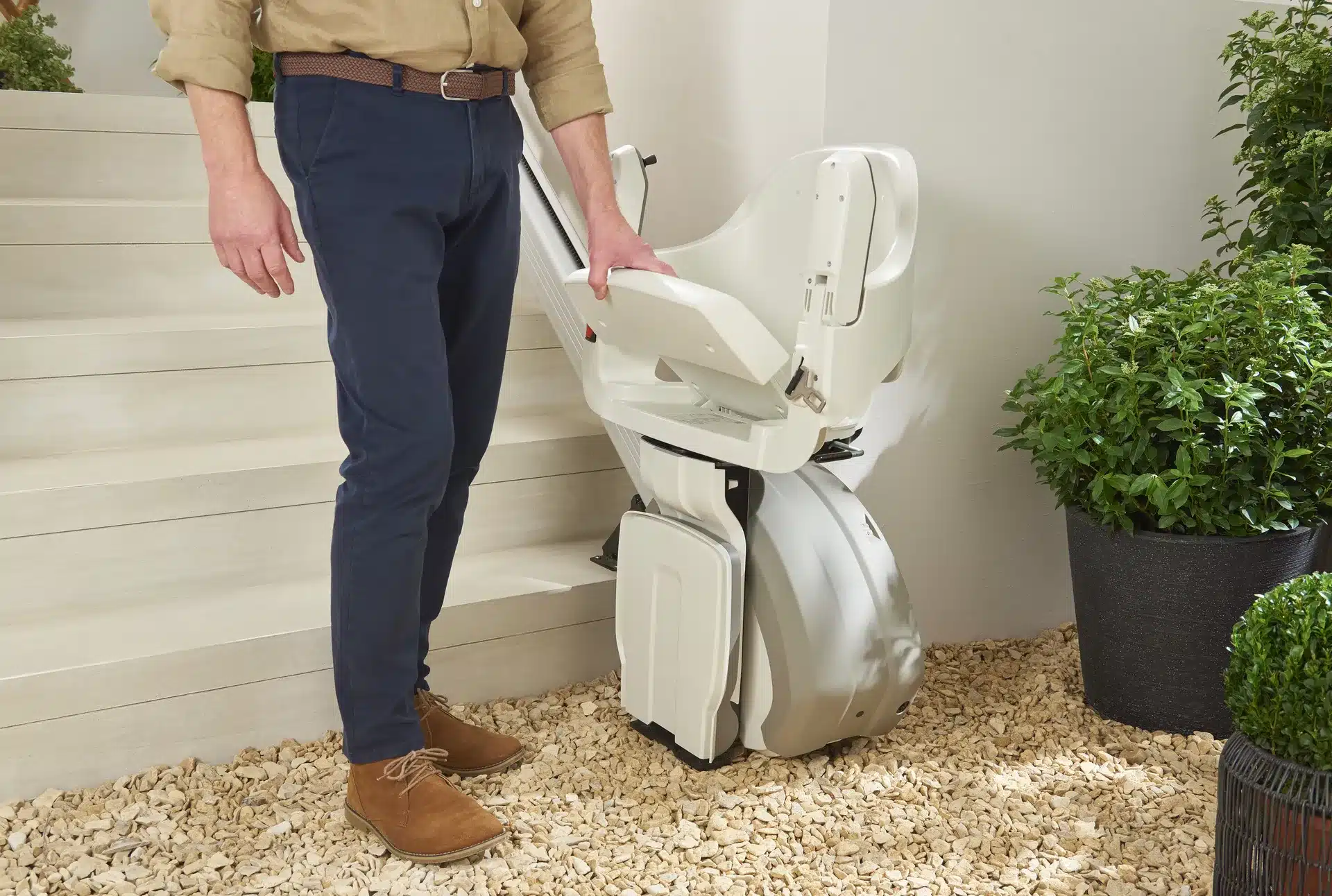 Outdoor Stairlift Installation
