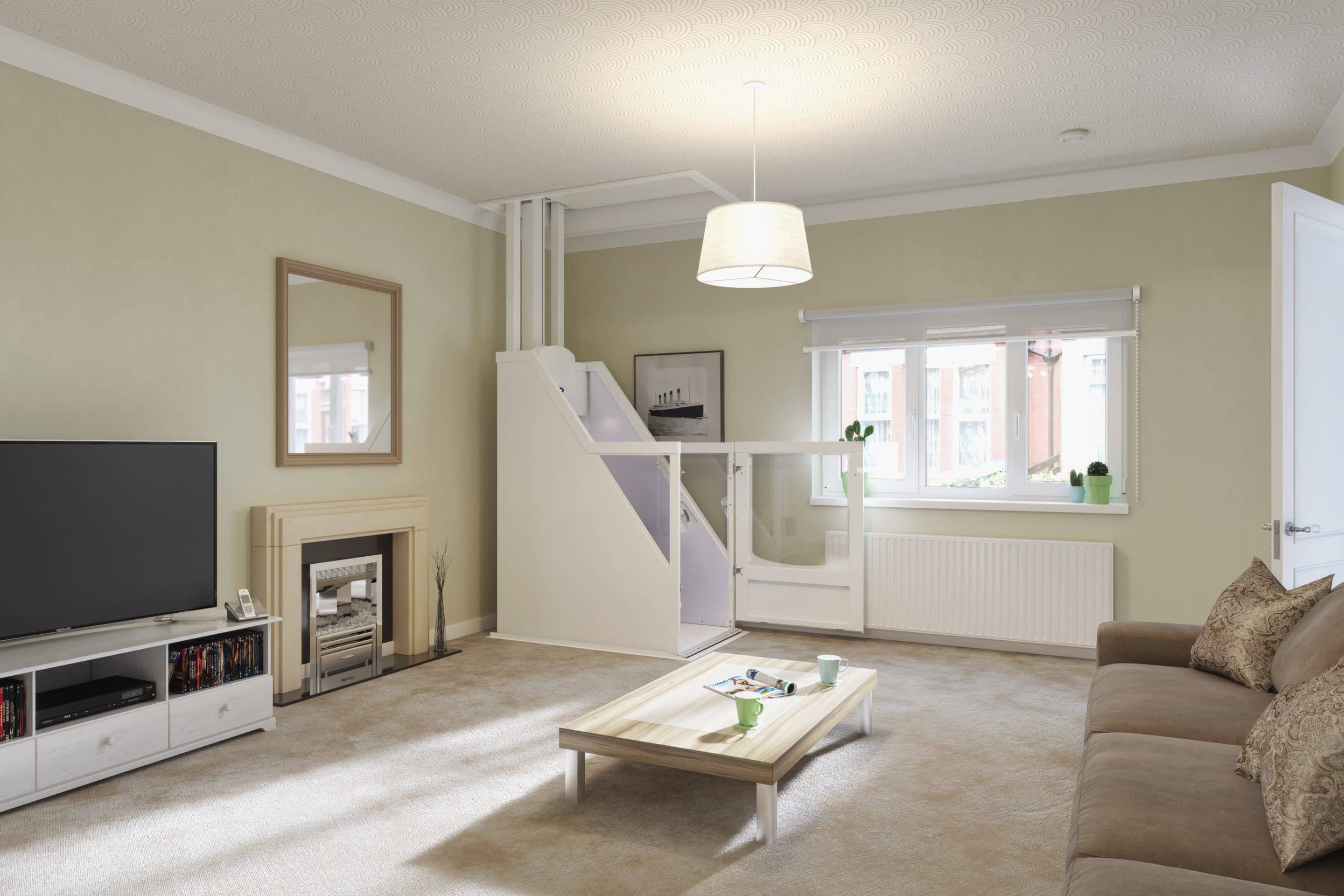 Image of a Wessex VM through floor lift