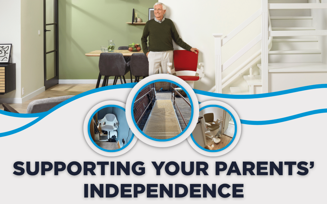 Supporting parents independence with a stairlift or access ramp blog image